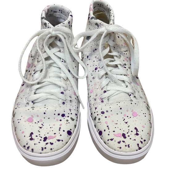 Under Armour Kick It 2 Splatter Mid Top Sneakers Size 2.5 Youth - Picture 9 of 9